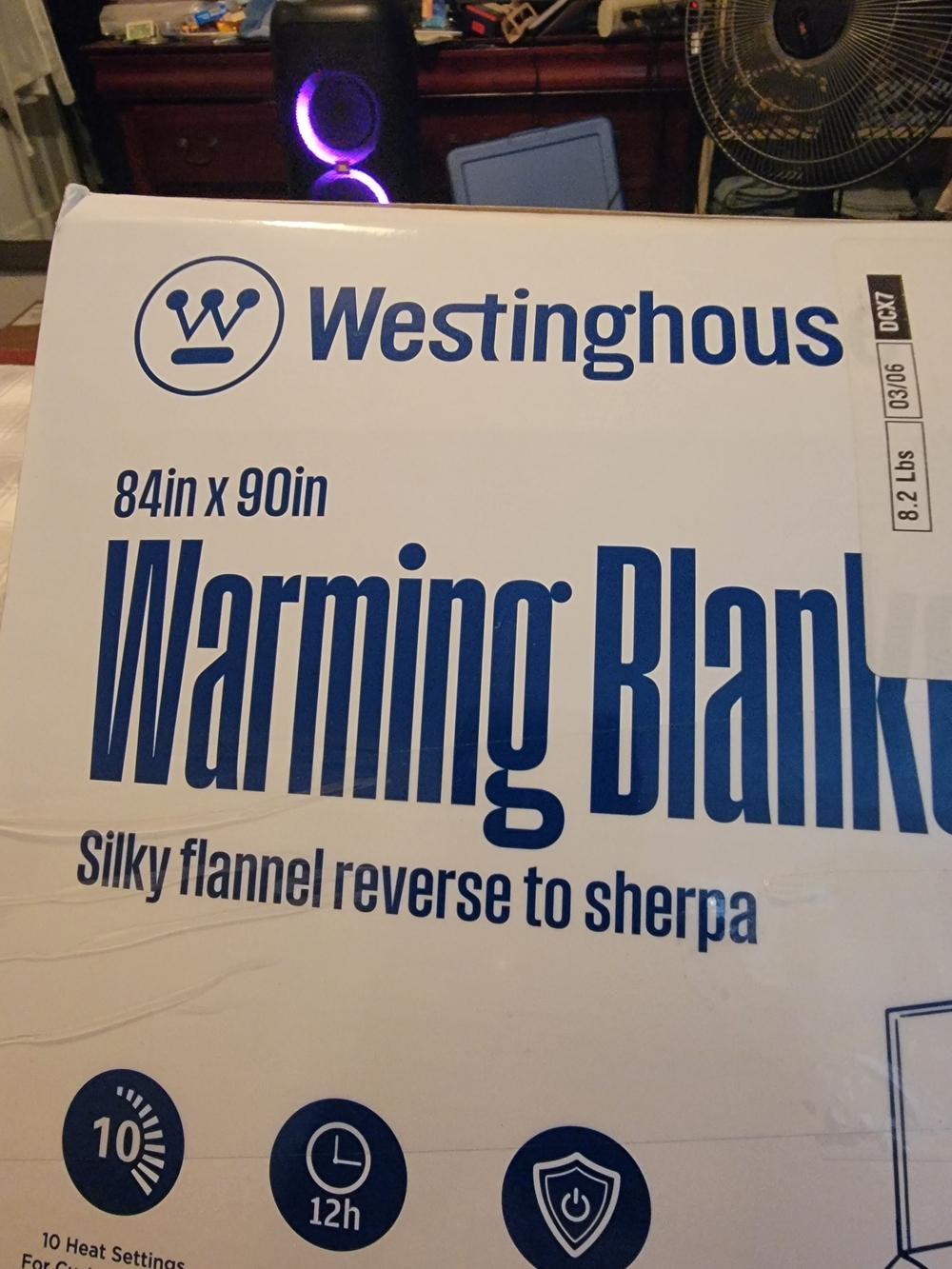 Silky Flannel to Sherpa Warming Blanket - Electrical Warming .